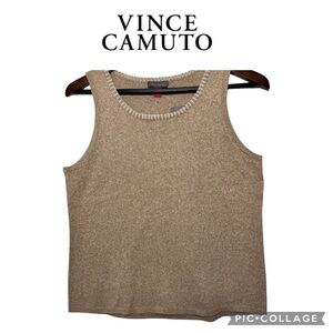 Vince Camuto women knit sweater tank top vest size S NWT